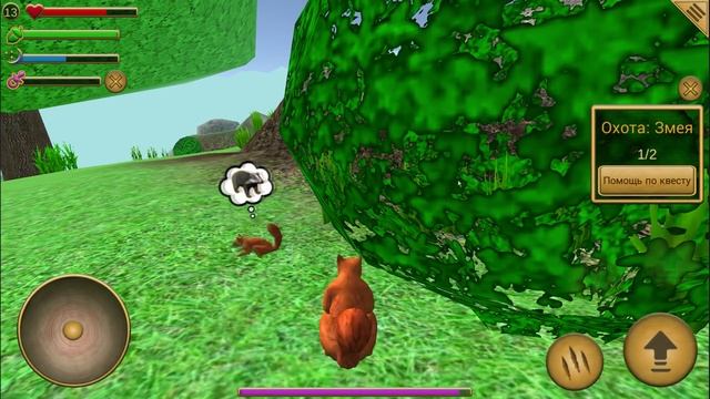 СЕМЕЙКА БЕЛОК против БАРСУКА! СИМУЛЯТОР БЕЛКИ! Squirrel Simulator Игры на Андроид 4 серия смотреть онлайн