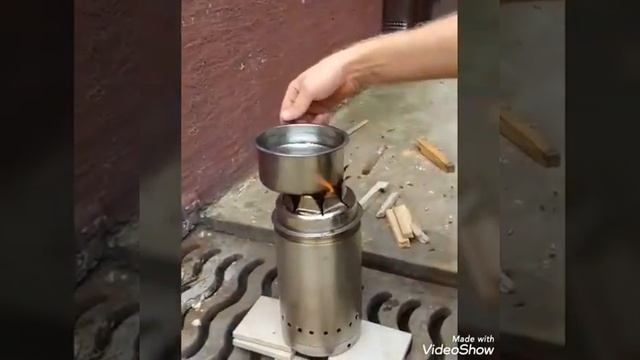 Печка шепочница перолизная делаем и опробуем смотреть онлайн