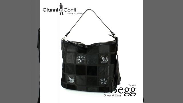 Gianni Conti Patchwork 2054704-07 Black multi handbag смотреть онлайн