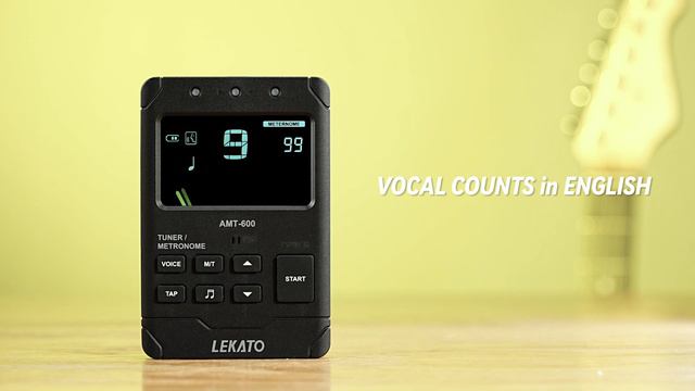 Lekato AMT-600 Rechargeable Digital 3 in 1 Metronome Tuner смотреть онлайн