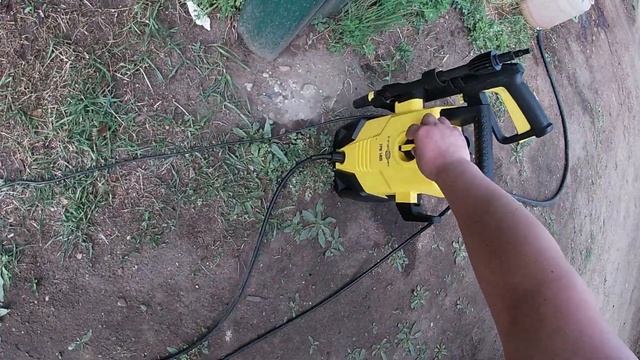 Обзор бюджетной мини-мойки высокого давления FinePower FPW1400, подключаем из ёмкости. #мойка