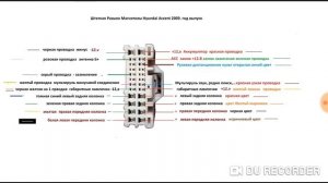 Штатная разъем Магнитолы Hyundai Accent 2009.год выпуск