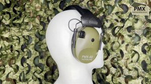 Активные наушники PMX-40 TACTICAL PRO GREEN