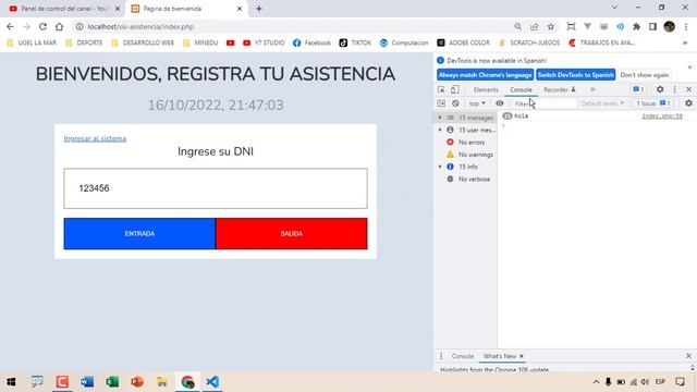 32.- Mejoras en el campo DNI - Sistema de Asistencias con PHP y MYSQL смотреть онлайн