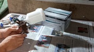 Краскопульт пневматический STELS ag 950 lvlр. часть первая.