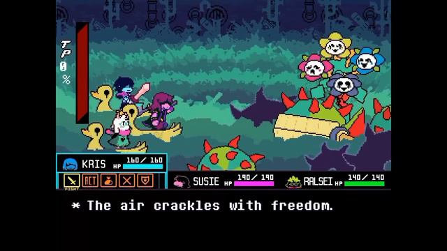 Deltarune Chapter 3 Secret Boss - Immortal Hydrangea