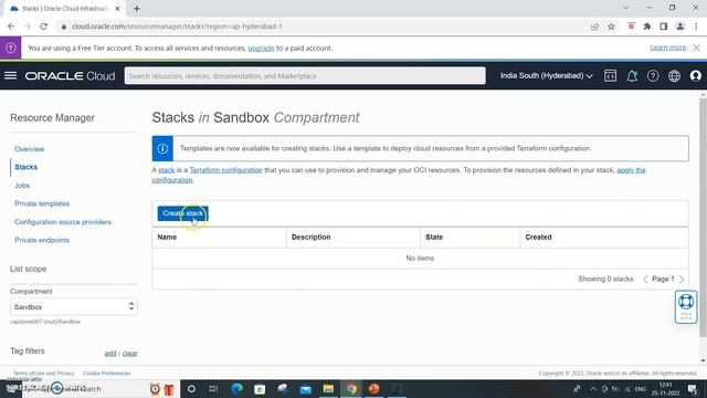 Terraform as Service - Stack - Built in function with Oracle Cloud infrastructure (OCI) смотреть онлайн