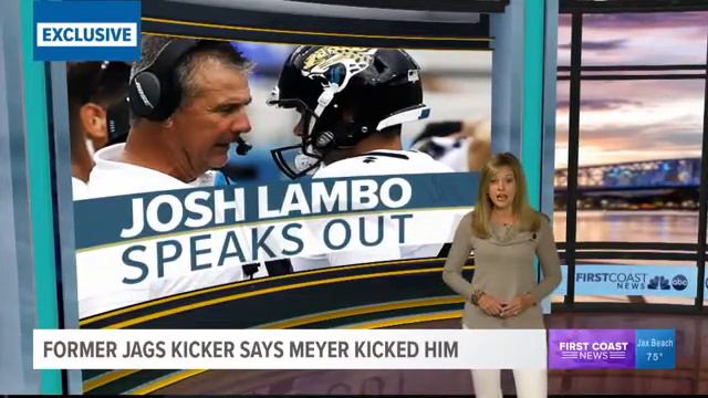 Josh Lambo speaks out about Coach Urban Meyer смотреть онлайн