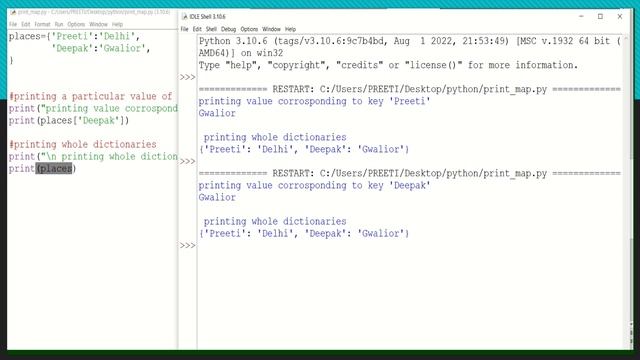 Dictionary or Maps in Python.Python for Kids||Coding for Kids||School Coding. смотреть онлайн
