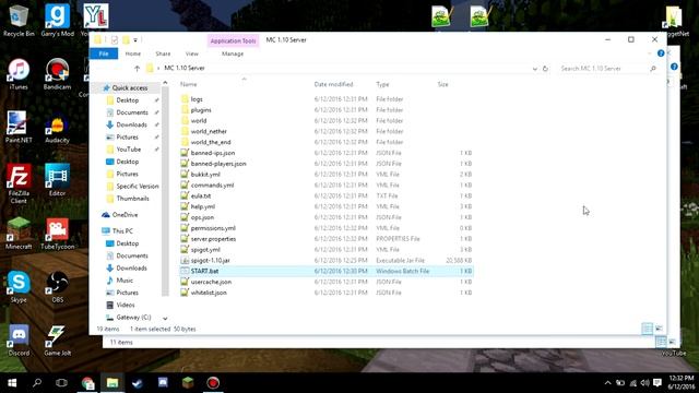 How to Create a Spigot/Bukkit 1.10 Server [BuildTools, Port Forwarding, and Plugins] смотреть онлайн