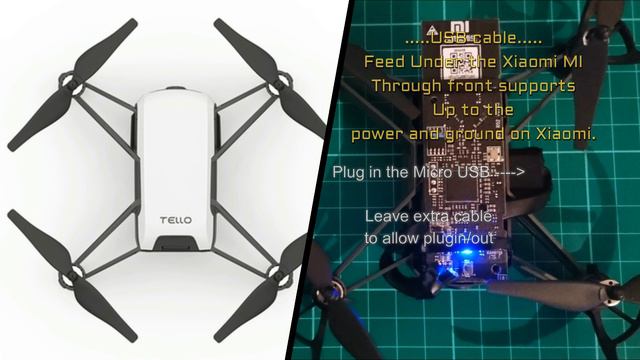 Stable video 4mbps 720p with the tello drone. How to add a Xiaomi Mi Onboard the TELLO. смотреть онлайн