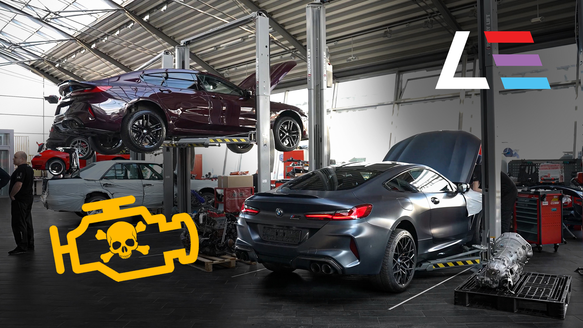 #29 | Взорвали двигатель BMW M8 | Дизельный чип и 8 турбин | Чистка керамических тормозов после зимы смотреть онлайн