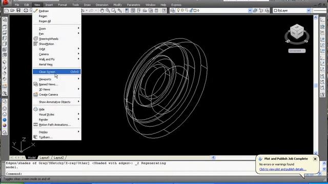 Visual Style in AutoCAD смотреть онлайн