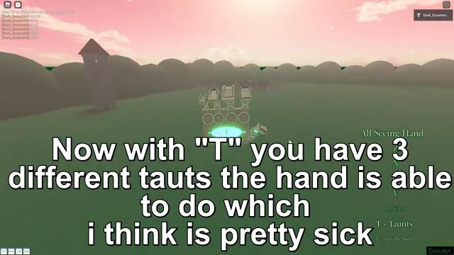 Roblox Script Showcase Episode#1350/All Seeing Hand