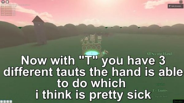 Roblox Script Showcase Episode#1350/All Seeing Hand