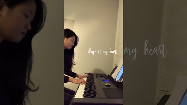 Shape of my Heart piano смотреть онлайн