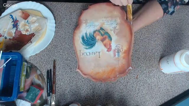 Наталья Большакова декупаж МК Webinar Панно ключница Le cog смотреть онлайн