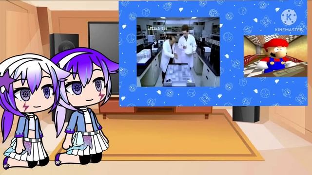 Me and my OCs react to SMG4 mario nintendo curse (gacha club) read description смотреть онлайн