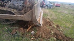 дт 75 на корчевке пней