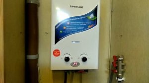 Газовая колонка в автодоме ч.2