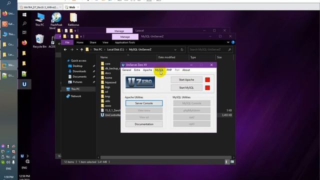 Laravel Installation & Environment Setup on the Uniform Server تجهيز بيئة العمل لبدء مشروع смотреть онлайн