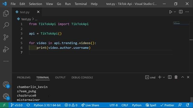 Scrape TikTok In Python [2022] смотреть онлайн