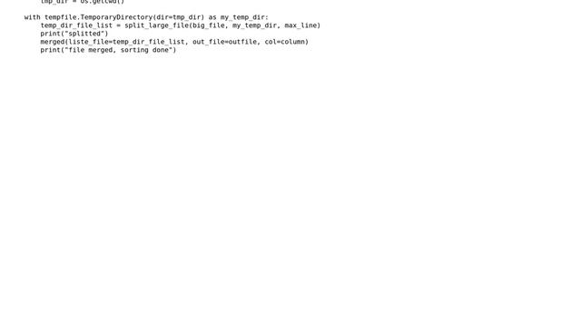 Code Review: Python 3 simple external sort with heapq смотреть онлайн