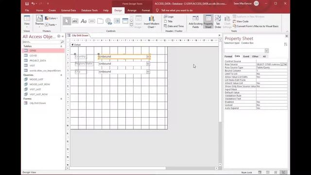 How to Make Cascading Combo Boxes in MS Access смотреть онлайн