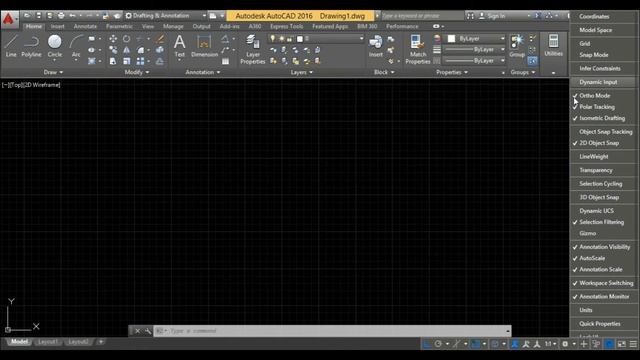 AutoCAD Restore or Show/Hide Menubar , Ribbon , Command line & Status Bar смотреть онлайн