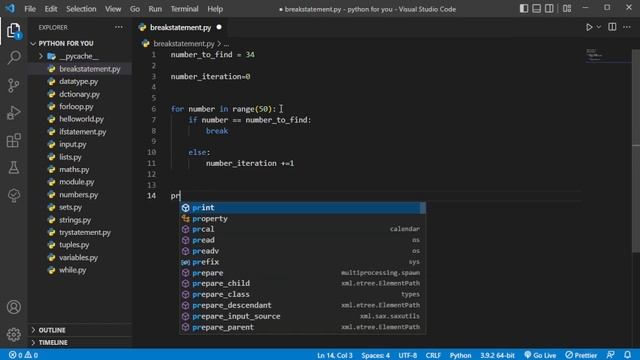 Python Tutorial for Beginners 18: Break in Python смотреть онлайн