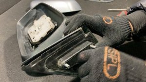 Как разобрать зеркало Mitsubishi Lancer X