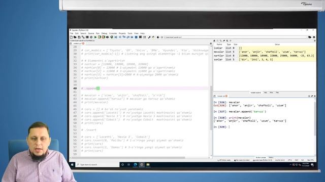 #07 Python Darslari | Lists (Ro'yxatlar) смотреть онлайн