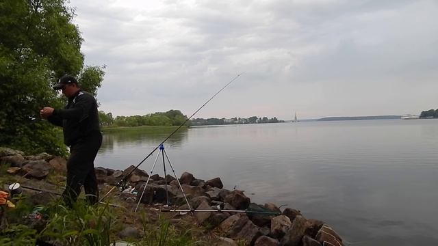 Ловля рыбы близ города Калязин на Волге№9 смотреть онлайн