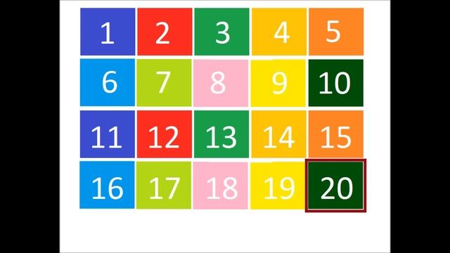 Учимся считать от 1 до 20. Развивающие мультфильмы для детей.