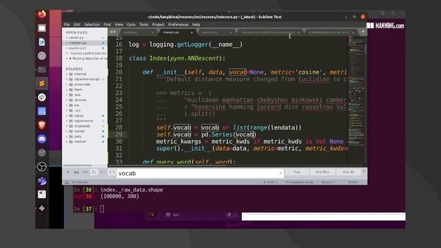 How to index high dimensional vectors like word embeddings using PyNNDescent смотреть онлайн