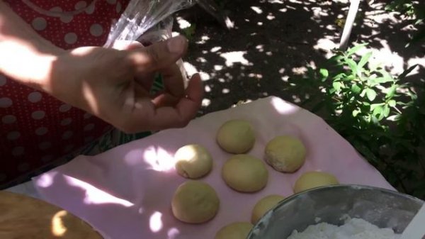 Khachapuri from Georgian cuisine\Perashki with cheese from my secret recipe
