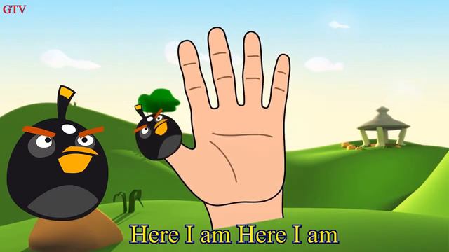 Angry Birds Finger Family Song | Daddy Finger Daddy Finger | Cartoon Nursery Rhymes Part 8 HD смотреть онлайн