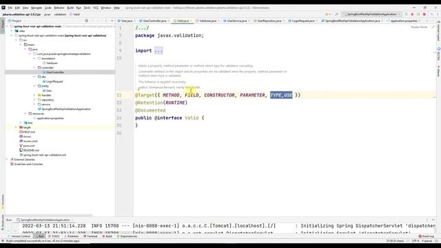 Custom Annotation Validation using JPA Spring Boot example смотреть онлайн