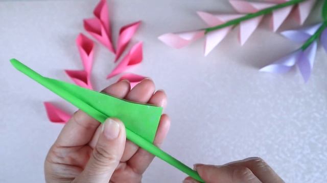 ? Paper flowers on a branch ? Origami DIY ? How to make paper flowers смотреть онлайн