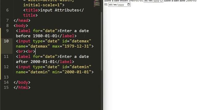 What are max and min attributes?What is multiple attribute? What is quantity attribute in HTML? смотреть онлайн
