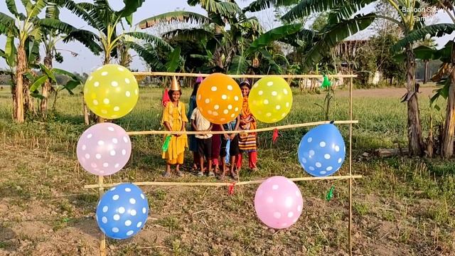outdoor fun with Flower Balloon and learn colors for kids by I kids episode -162. смотреть онлайн