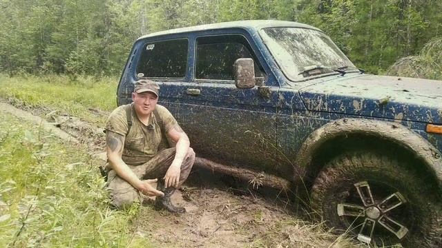 Тест лебёдки на Ниве. Electric Winch 6000 Lbs. смотреть онлайн