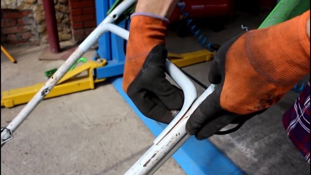 Газонокосилка VIKING MB650V замена тросов управления и стартера