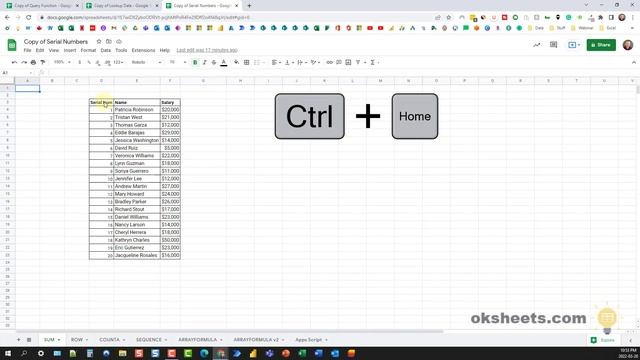 Keyboard Shortcuts to Navigate Google Sheets смотреть онлайн