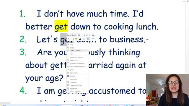 ENGLISH - THE VERB GET AND HIS DIFFERENT MEANINGS смотреть онлайн