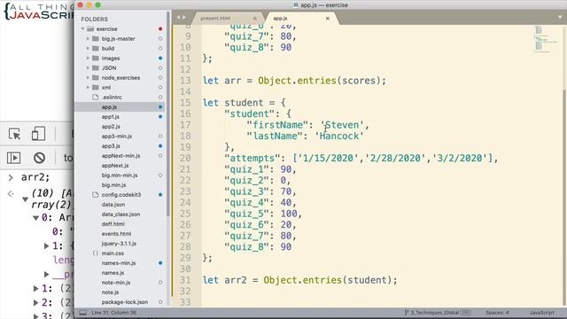 JavaScript Tip: Converting an Object to an Array смотреть онлайн