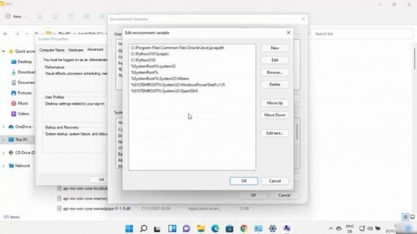How to Set Environment Variables in Windows 11