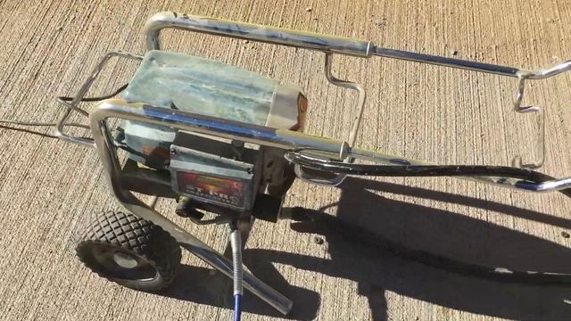 Покраска фасада аппаратом Graco 495 смотреть онлайн