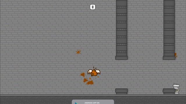Flappy Turd Game (Flappy Bird Analog) смотреть онлайн