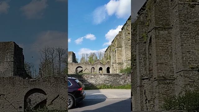 Руины древнего аббатства. Вильерс-ля-Виль, Бельгия. смотреть онлайн